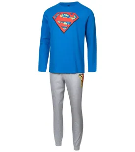 5 x Mens Superman Pyjamas Pyjama Tracksuit Adult Super Man Sleep Set