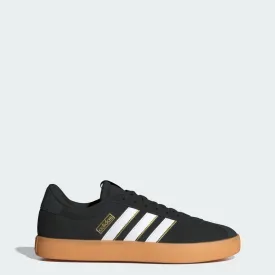 ADIDAS MEN'S VL COURT 3.0 BLACK/GUM SNEAKER SHOES