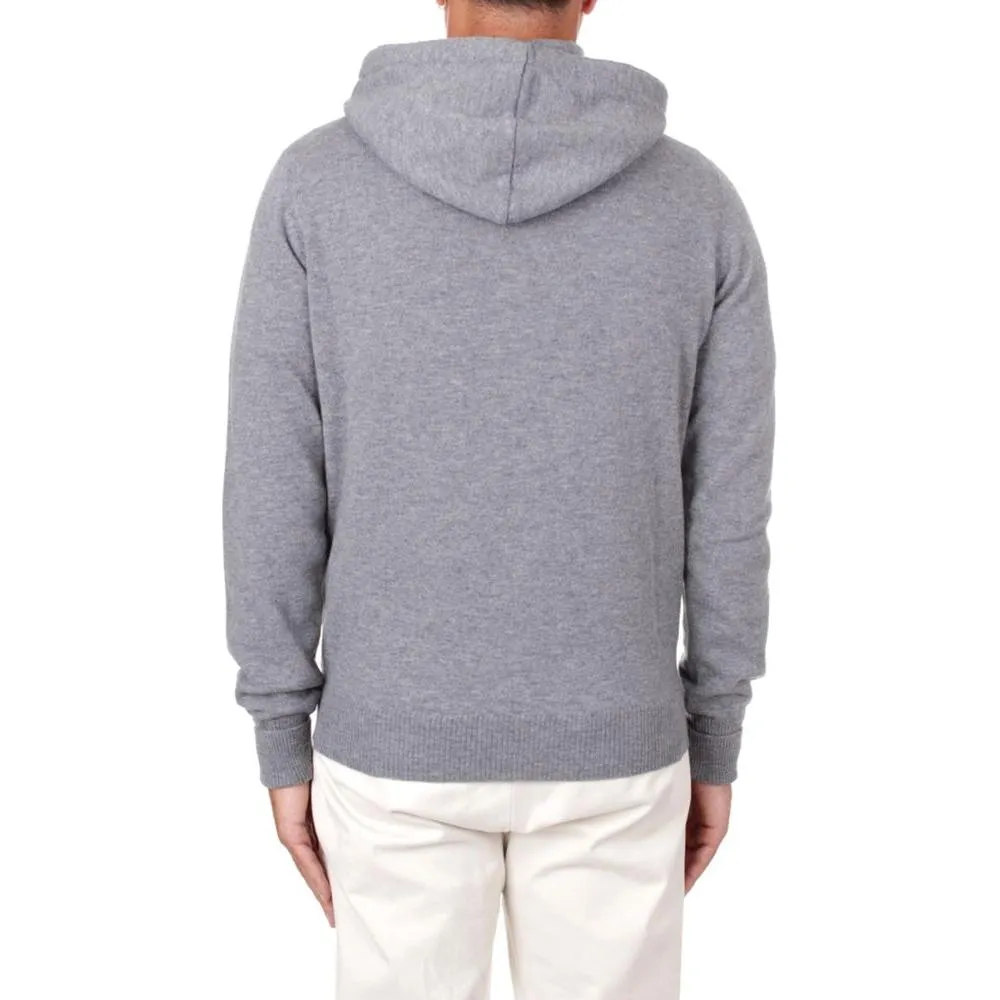 Alpha Studio Gray Wool Vergine Sweater