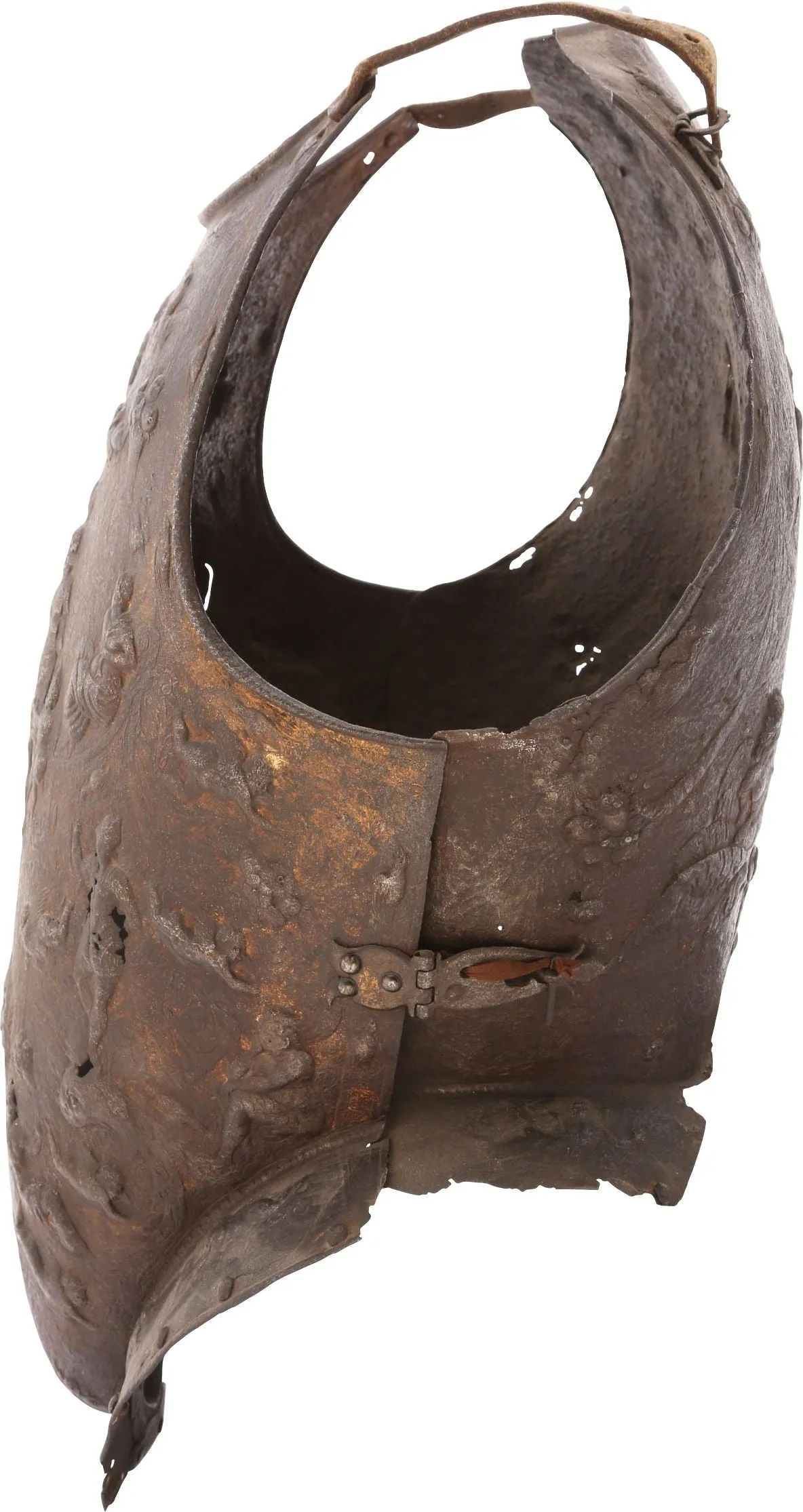 AN EXTREMELY RARE AND IMPORTANT EMBOSSED FRENCH CUIRASS C.1560-70