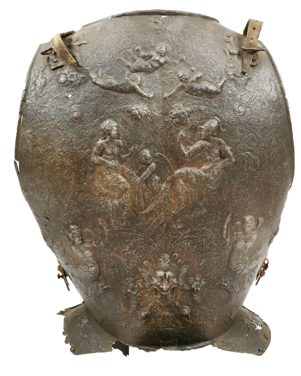 AN EXTREMELY RARE AND IMPORTANT EMBOSSED FRENCH CUIRASS C.1560-70