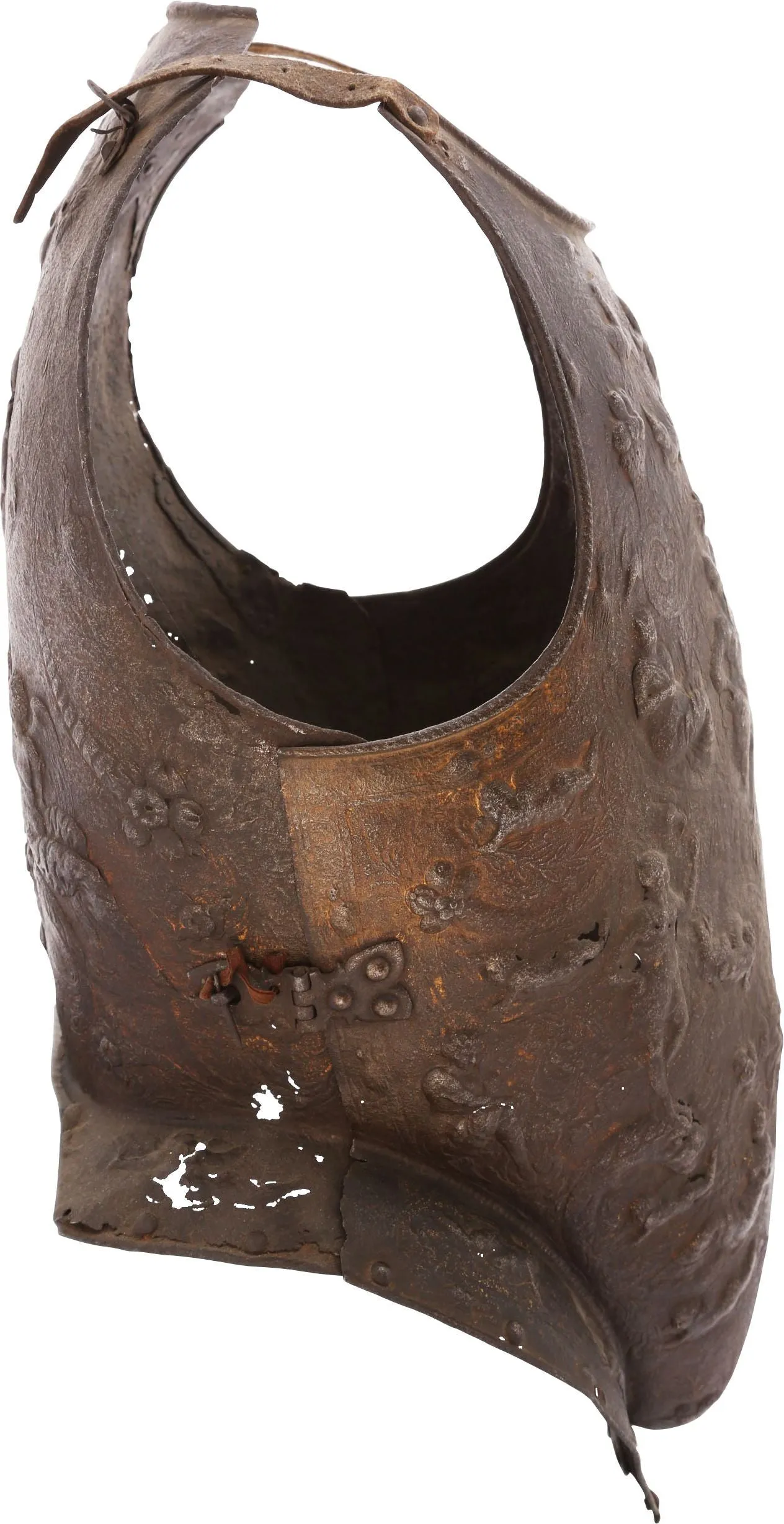 AN EXTREMELY RARE AND IMPORTANT EMBOSSED FRENCH CUIRASS C.1560-70