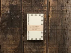 Classiky - Letterpress Memo Card - Brown