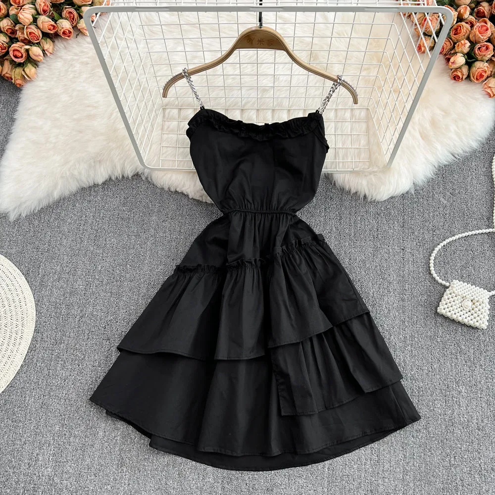 Cute A line short dress fashion dress     S510