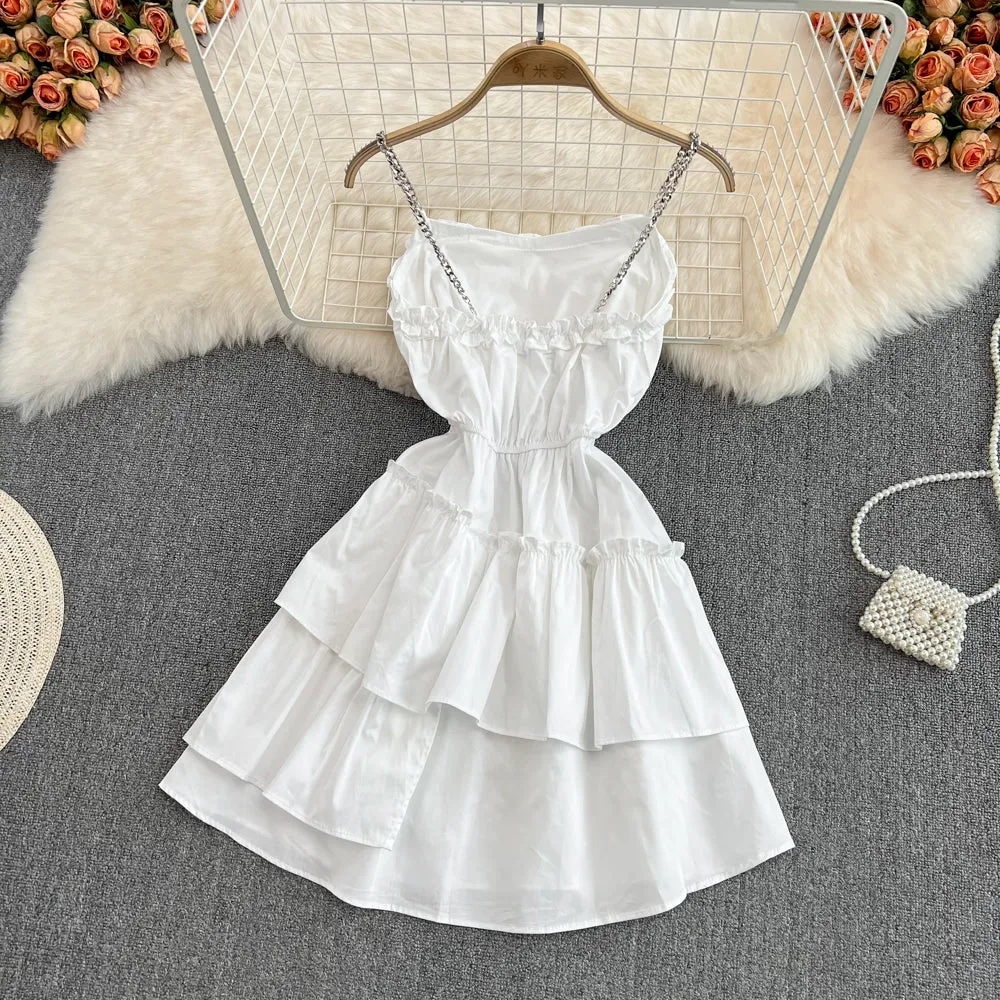 Cute A line short dress fashion dress     S510