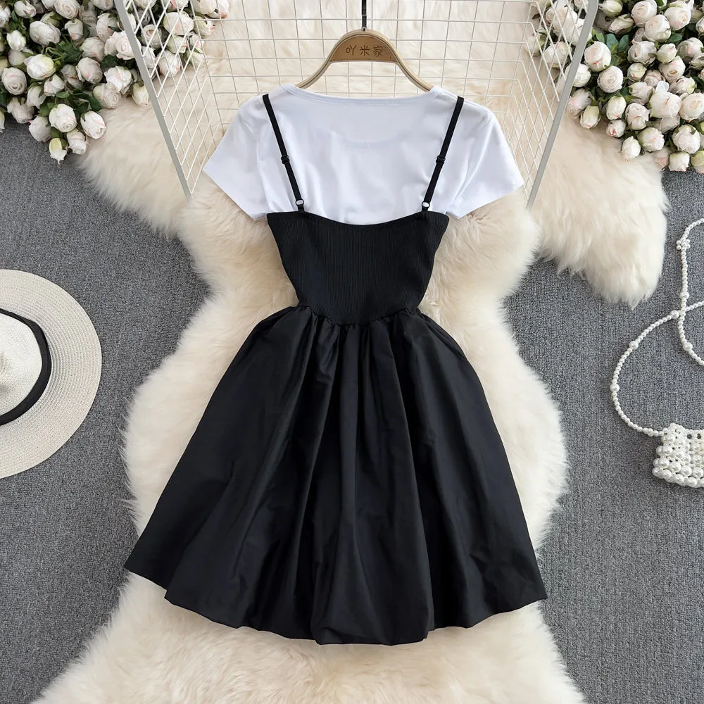 Cute two pieces dress A line fashion dress     S359