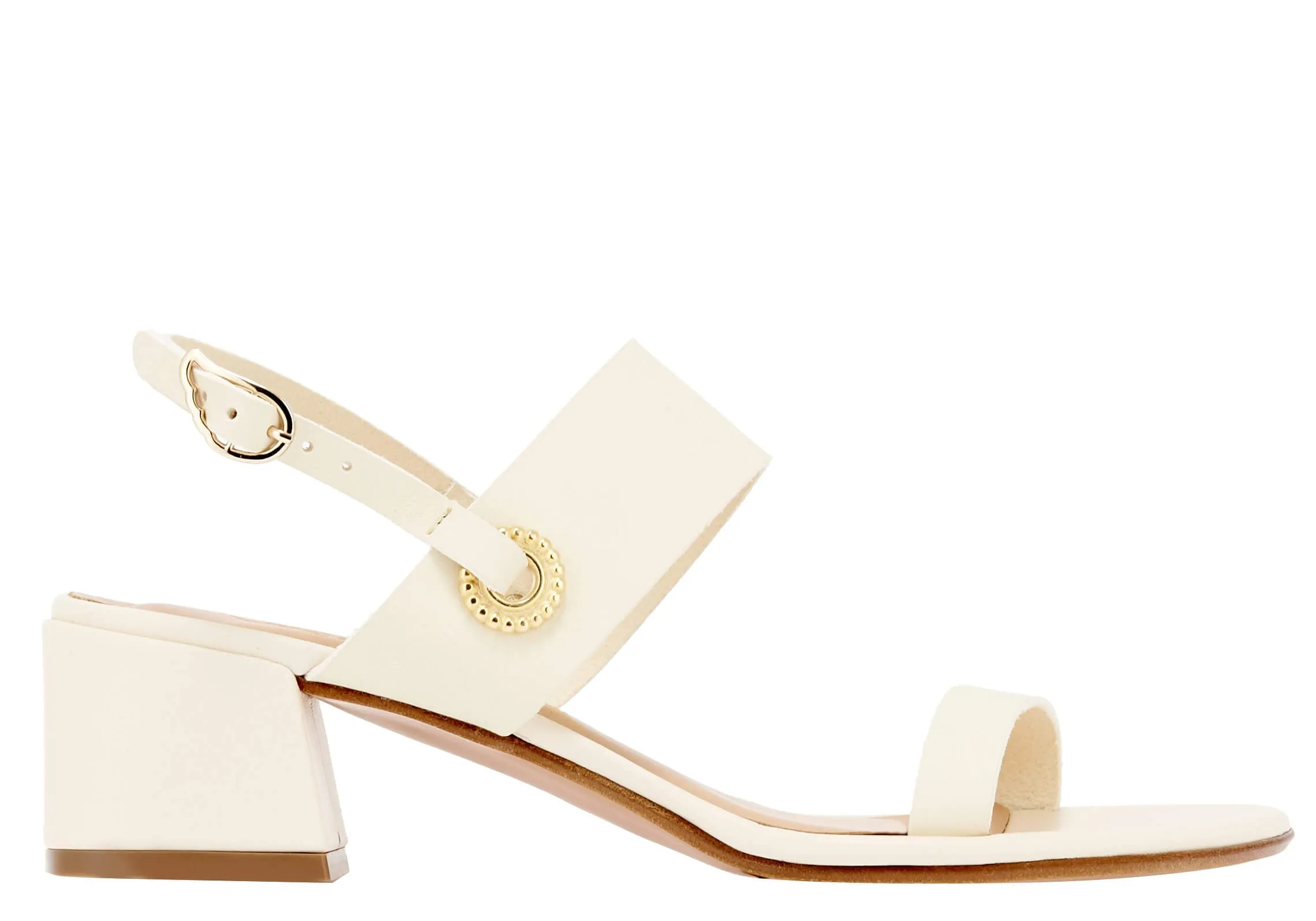 Efesia Heeled Sandals Off White