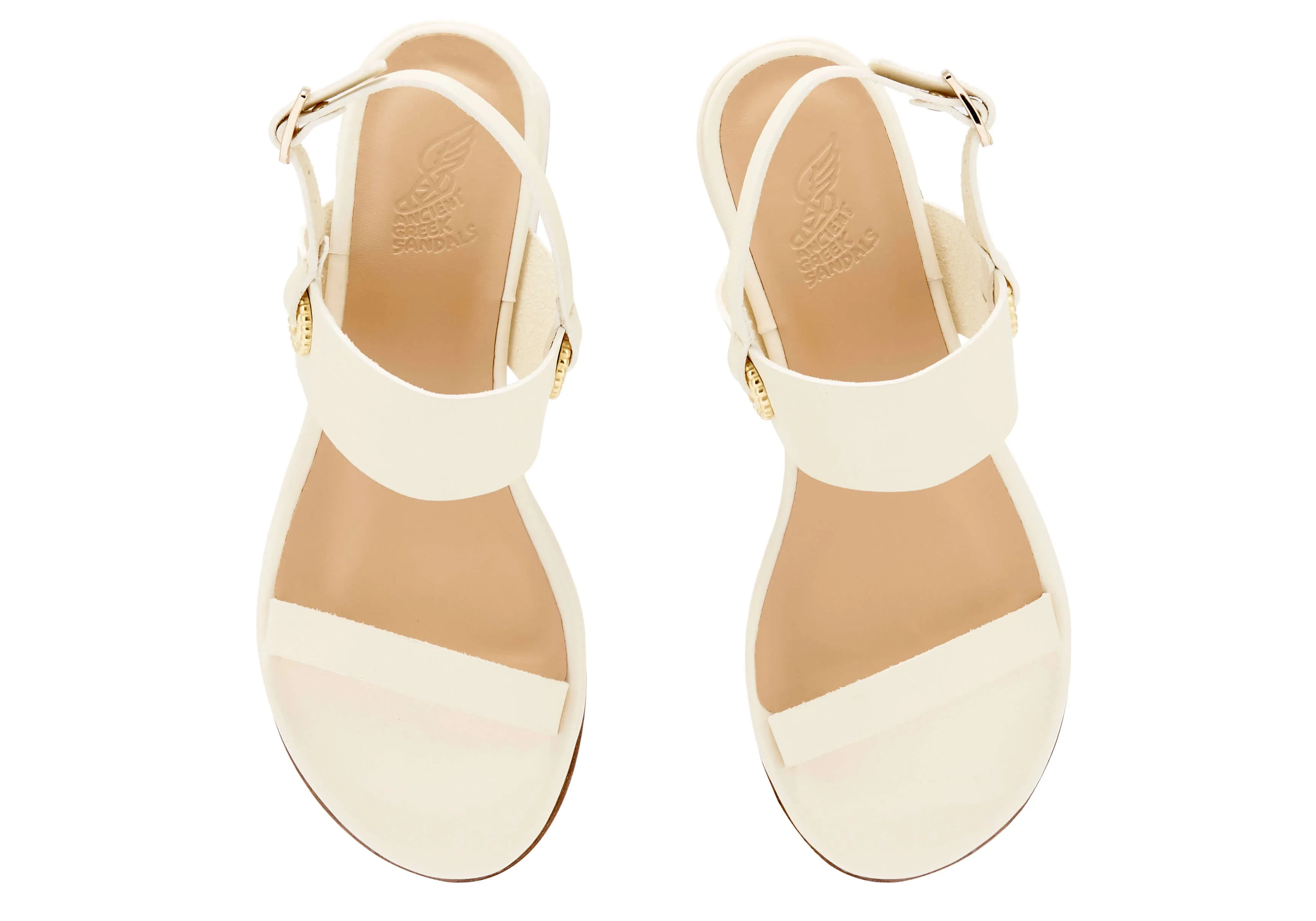 Efesia Heeled Sandals Off White