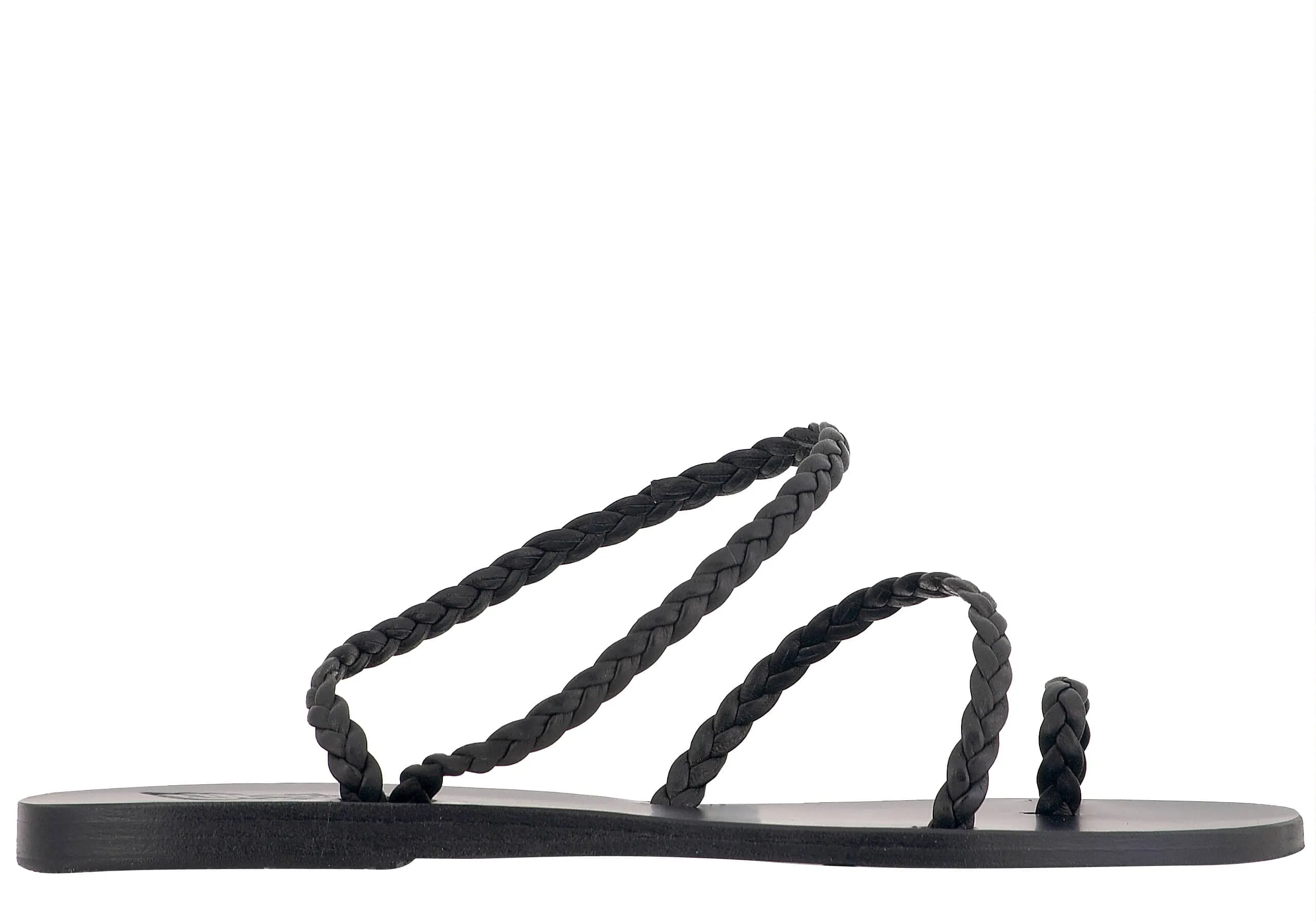 Eleftheria Bee Strap Sandals Black