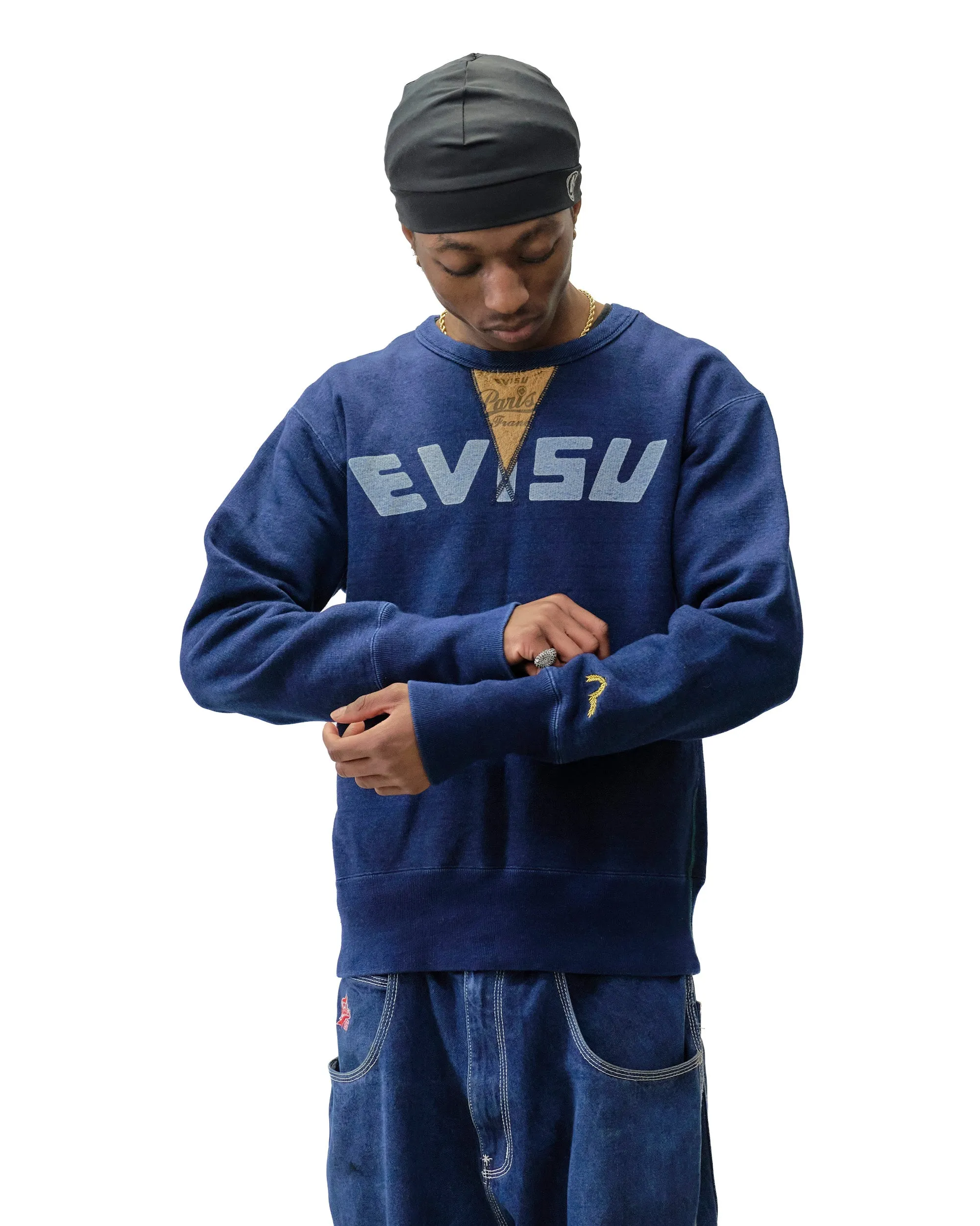 Evisu Paris Dark Blue Sweatshirt