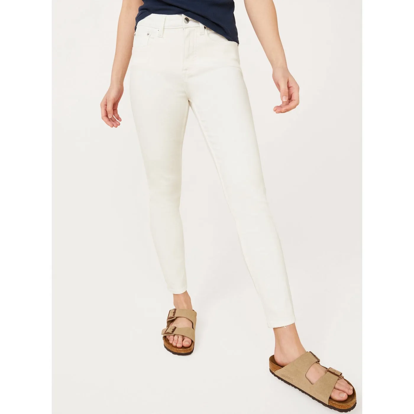 FA White High Rise Skinny Jeans