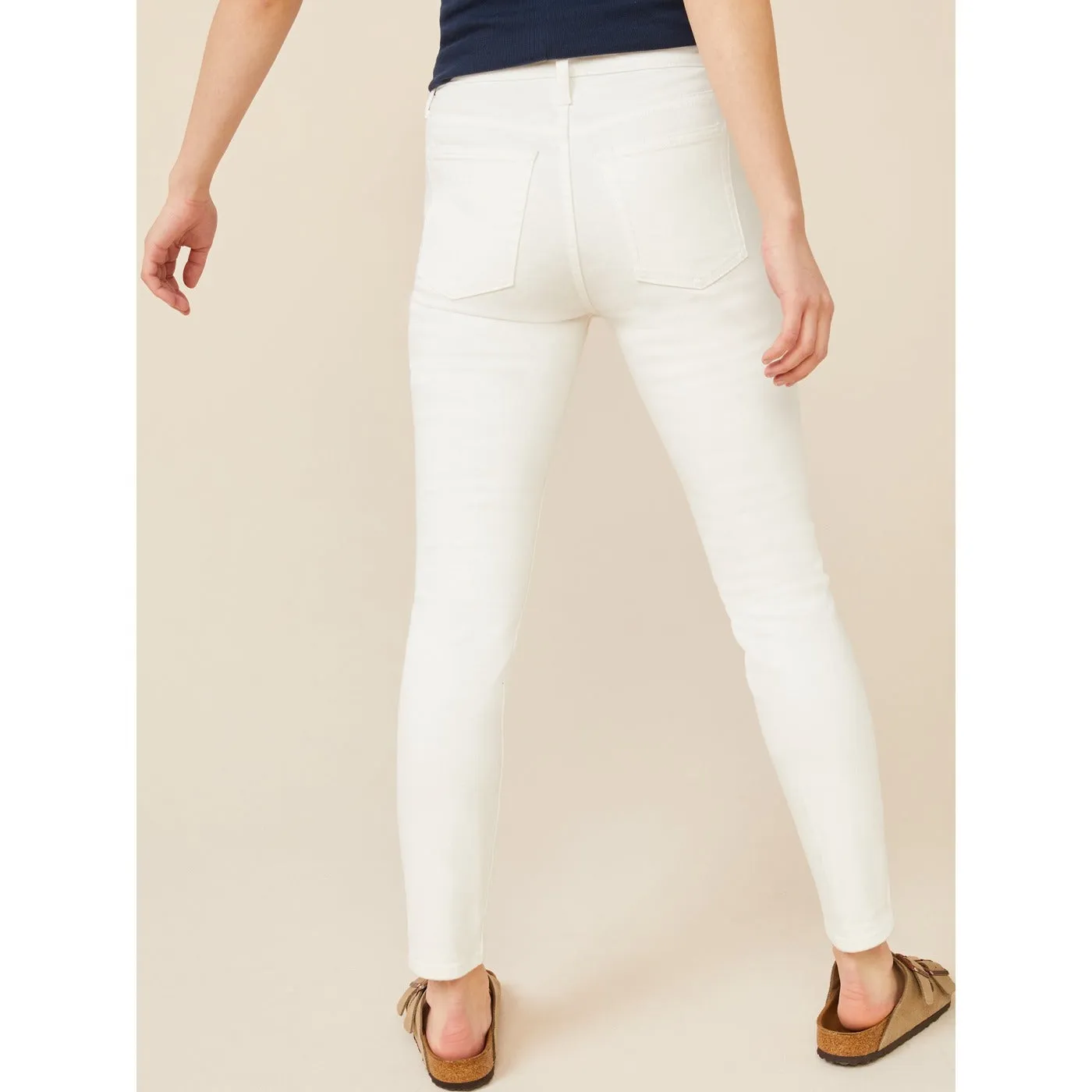 FA White High Rise Skinny Jeans