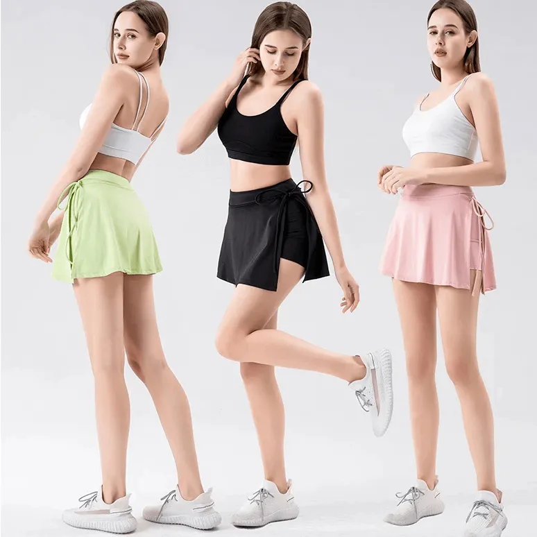 Feather-Light Tennis Skirt-Shorts with Pocket - SF2122