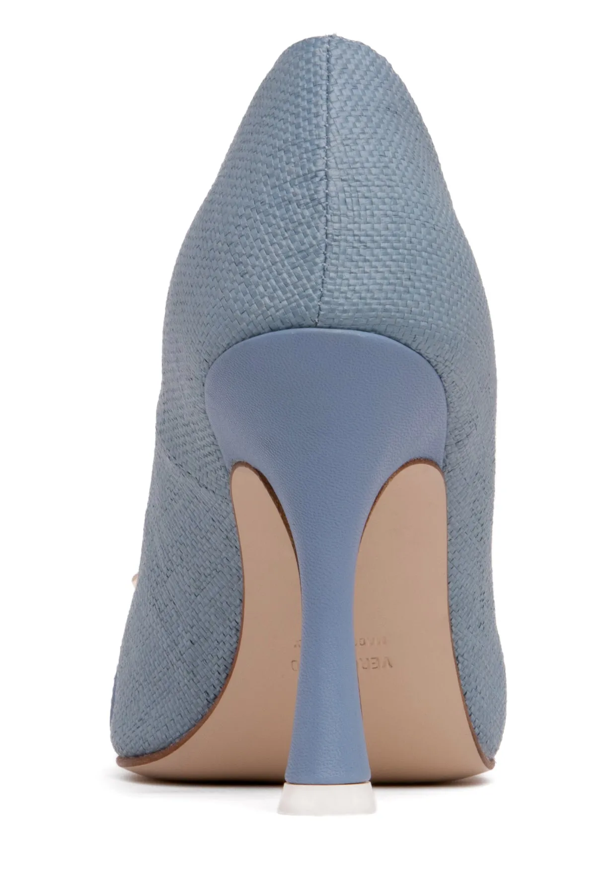 Fiorenza Blue Leather Pump