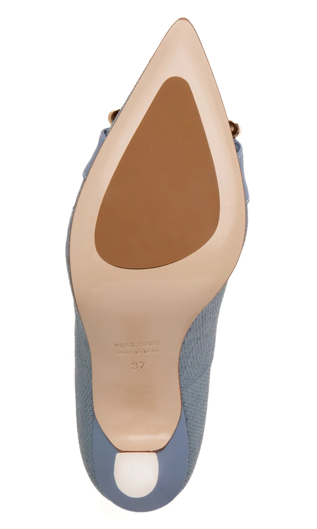 Fiorenza Blue Leather Pump