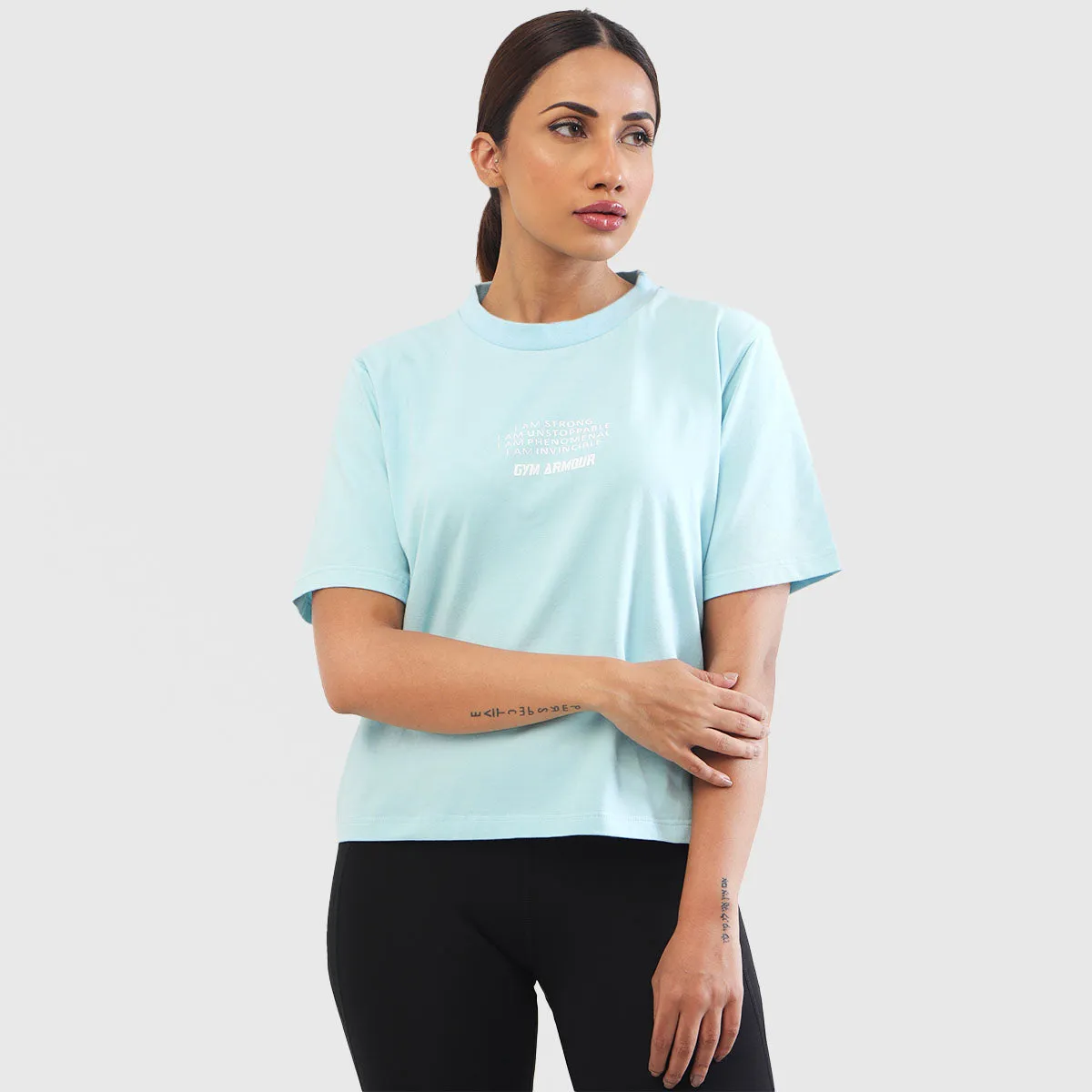 GA Unstoppable Tee (Aqua)