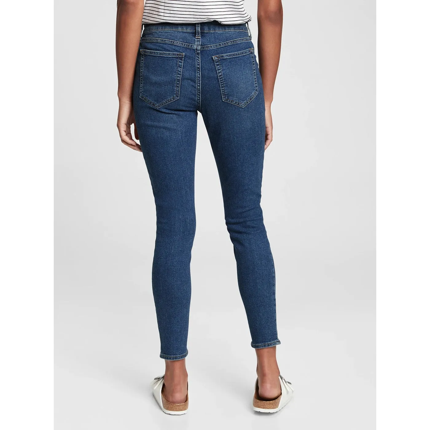 GP Blue Mid Rise Skinny Jeans