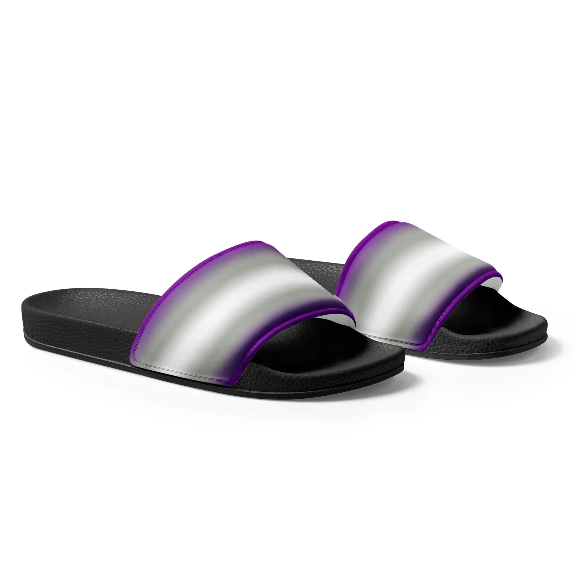 Greysexual Pride Womens Slides Sandals