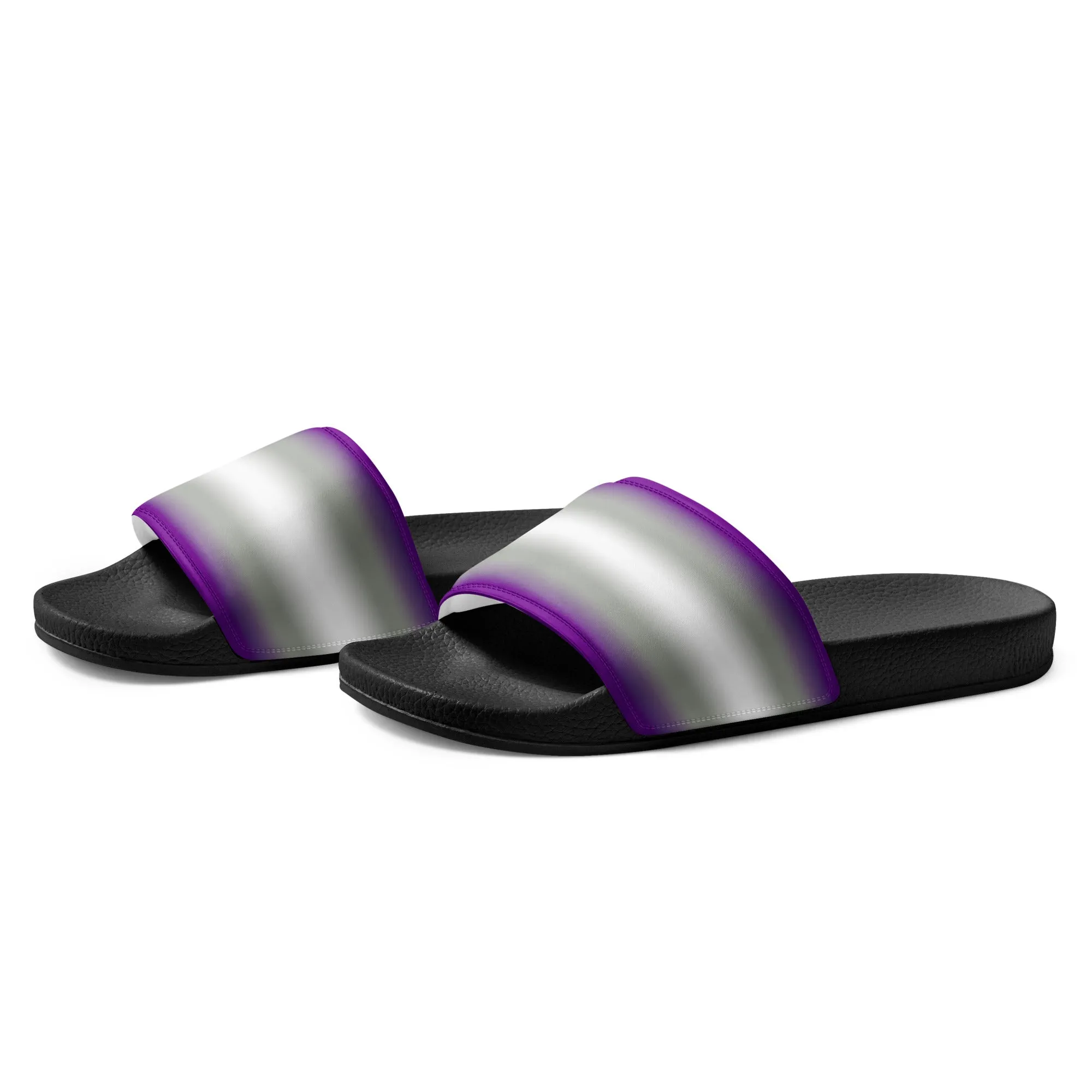 Greysexual Pride Womens Slides Sandals