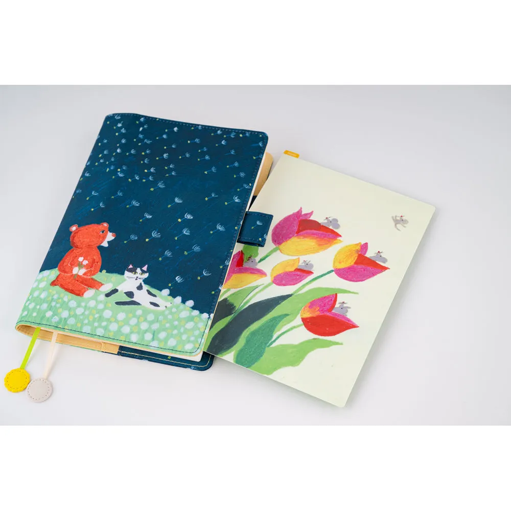 Hobonichi Techo Cover Cousin A5 - Keiko Shibata: Gentle breeze in a dandelion field