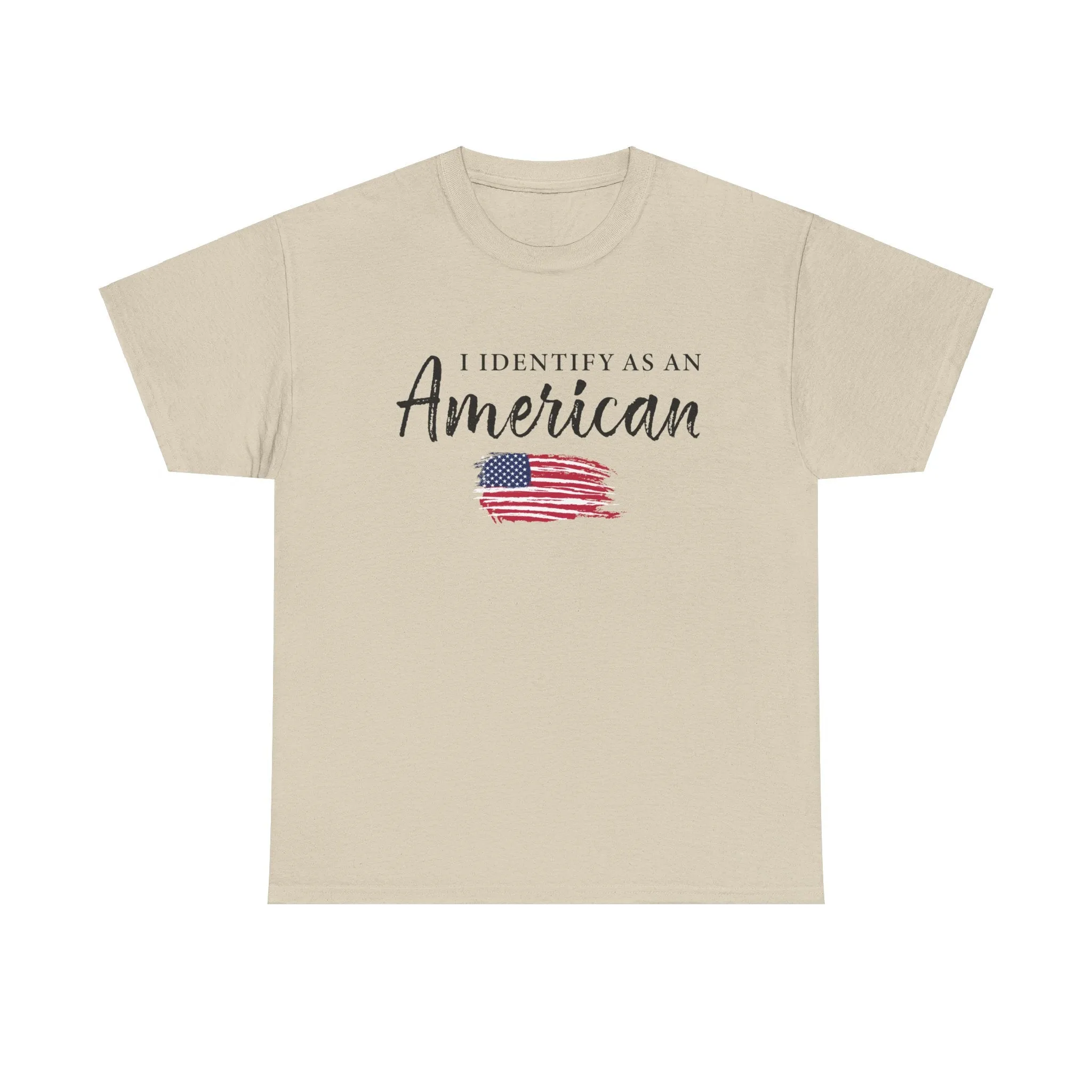 I Identify As An American Ladies T-Shirt