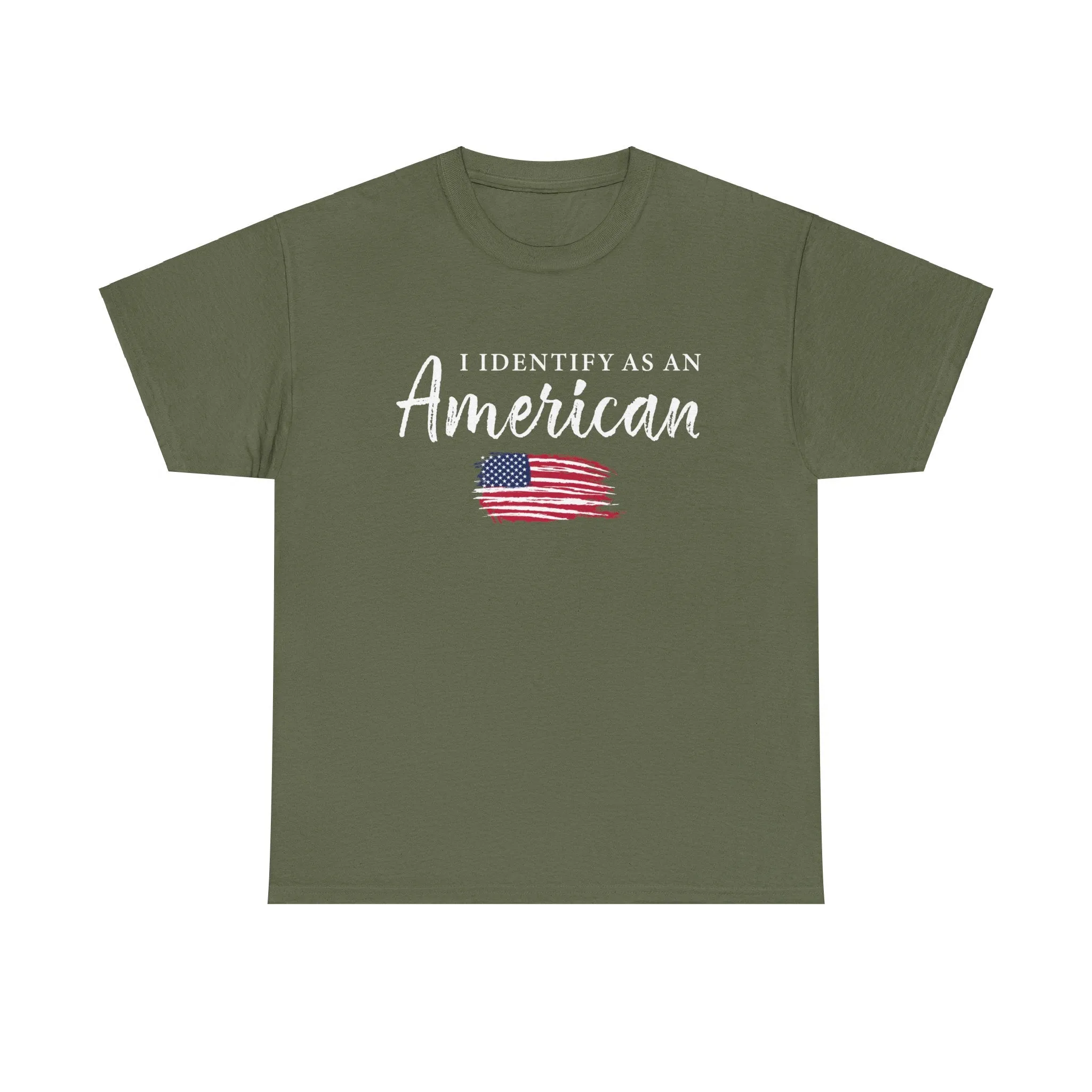 I Identify As An American Ladies T-Shirt