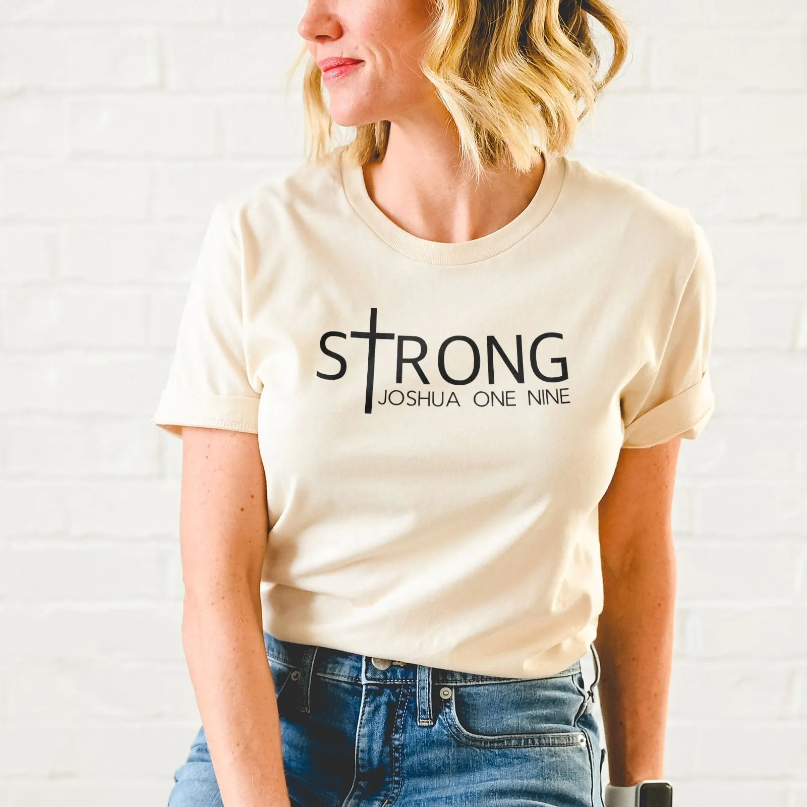 Joshua 1:9 Tee Shirts For Women - Christian Shirts for Women - Religious Tee Shirts