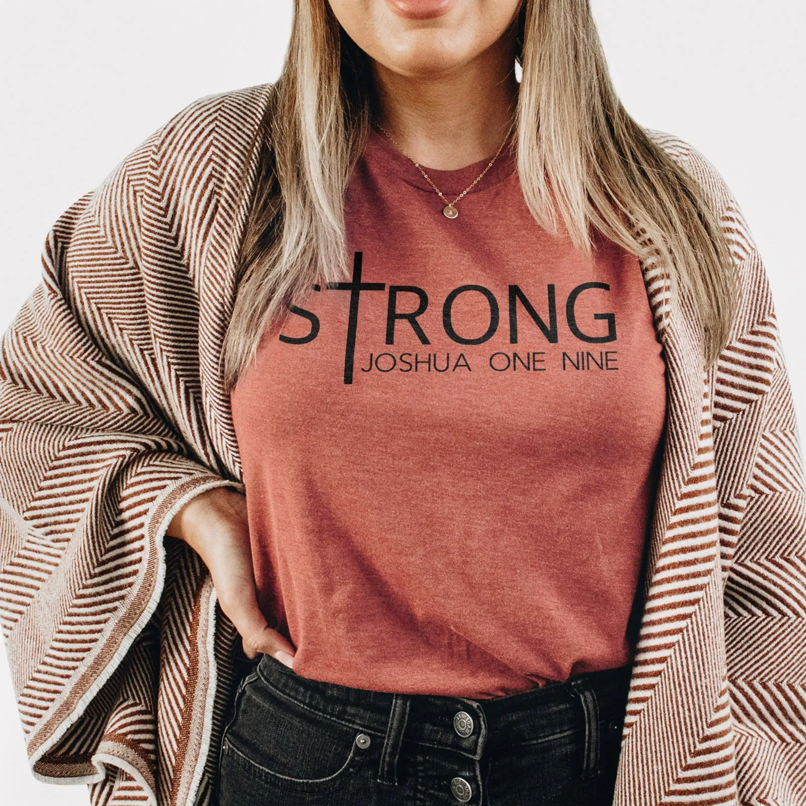 Joshua 1:9 Tee Shirts For Women - Christian Shirts for Women - Religious Tee Shirts