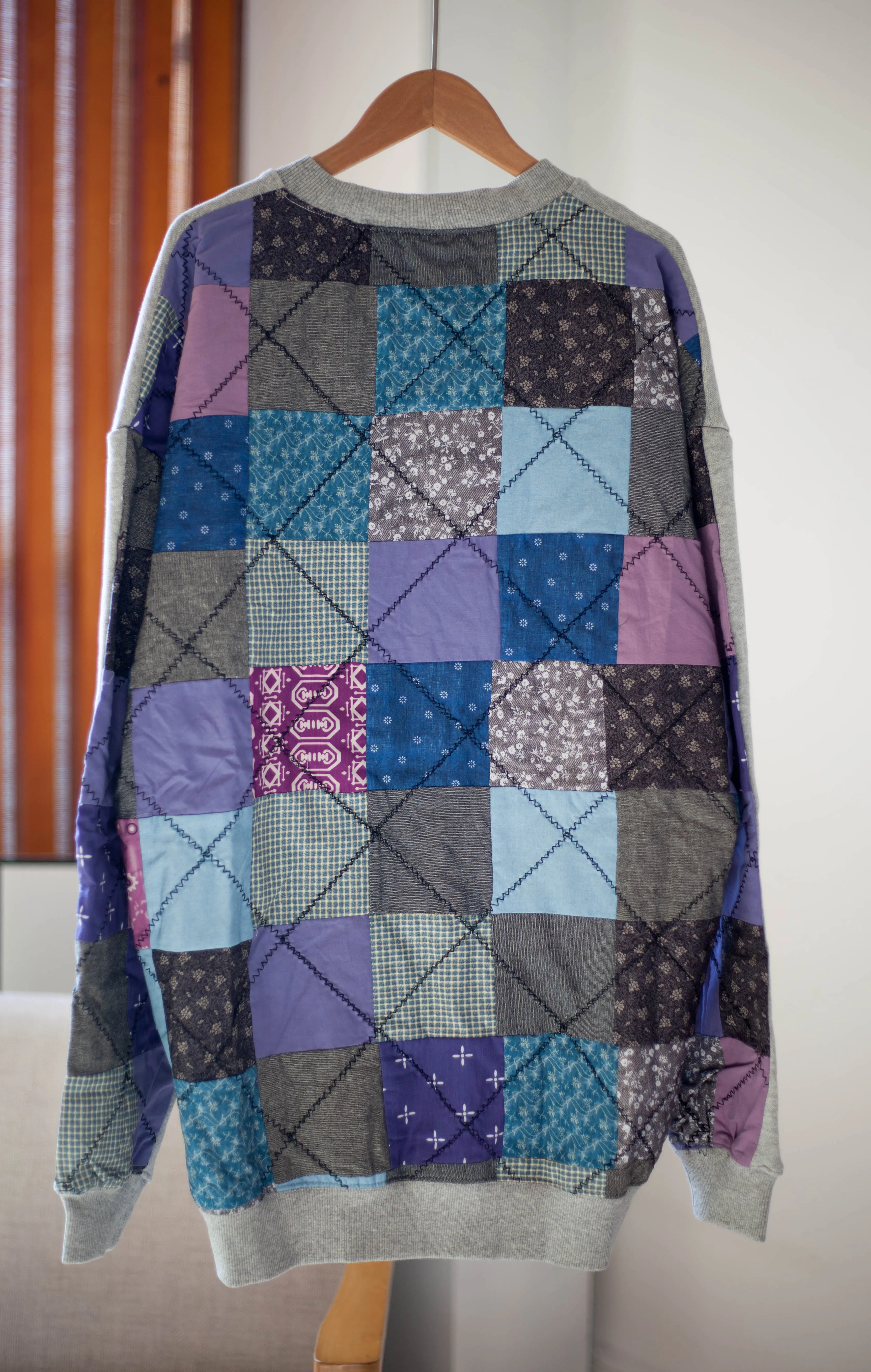 KA19 In stock, small crowd, Japanese retro sweaters, pure cotton patchwork, hundreds of fabrics