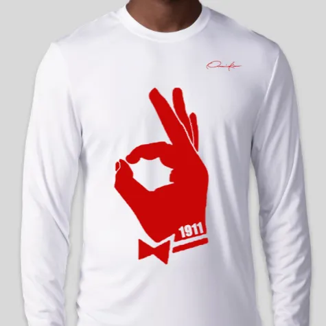 Kappa Hand Sign Long Sleeve T-Shirt