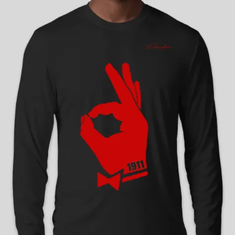 Kappa Hand Sign Long Sleeve T-Shirt