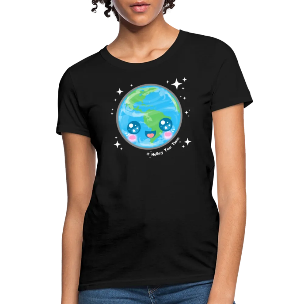 Kawaii Earth Women's T-Shirt