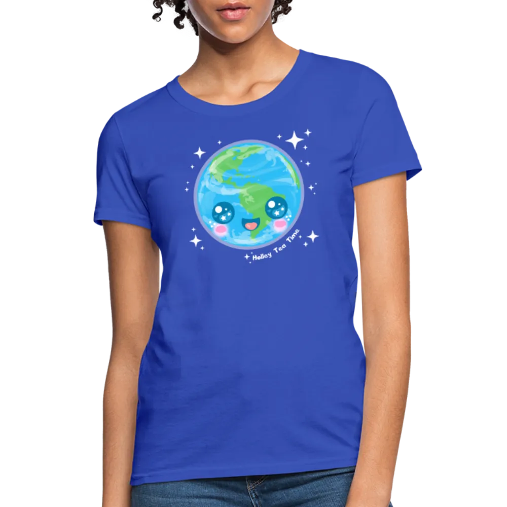 Kawaii Earth Women's T-Shirt