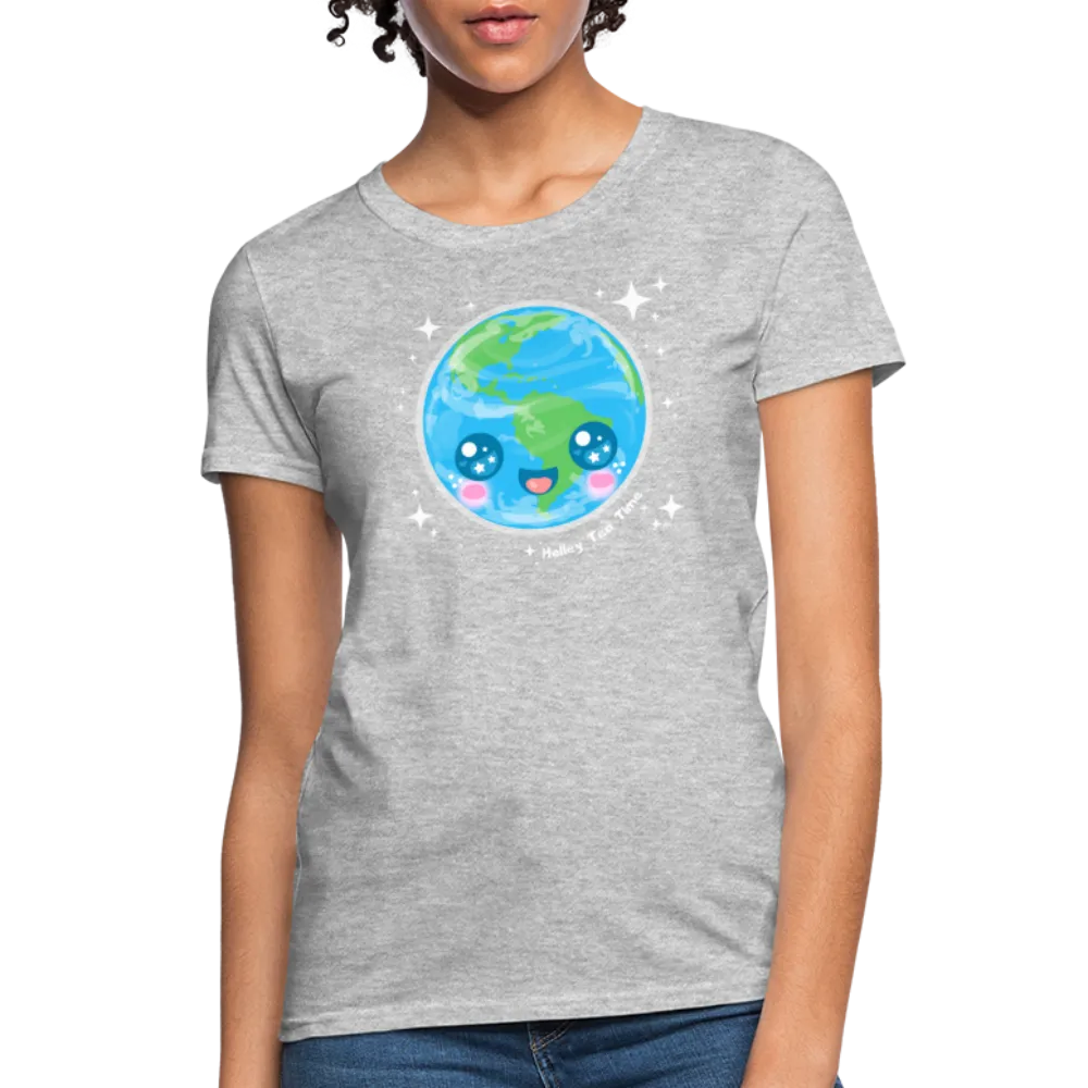 Kawaii Earth Women's T-Shirt