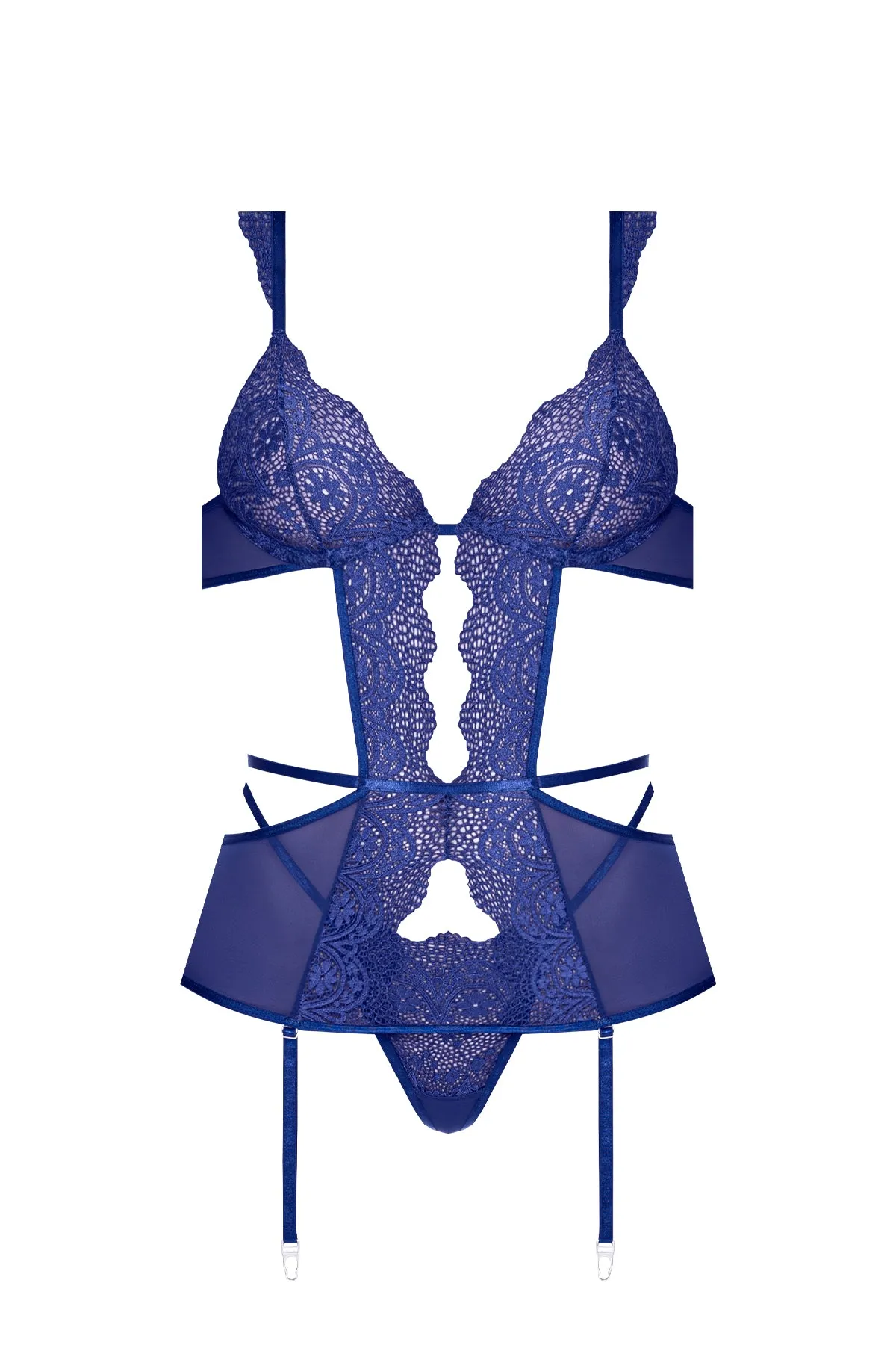 Magic Silk Berrylicious Cutout Dress & G-String Set Blueberry