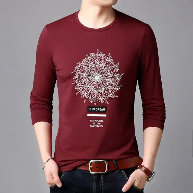 Mandala Geometric Printed Street Wear Long Sleeve Shirt