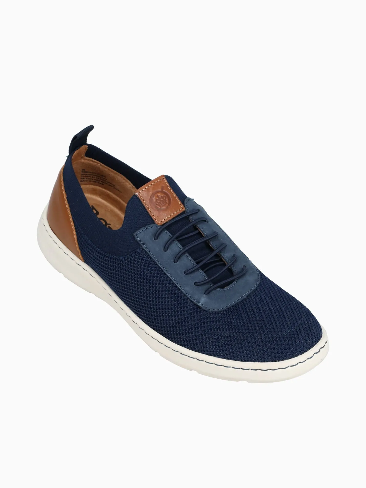 Marius Navy Brown knit combo