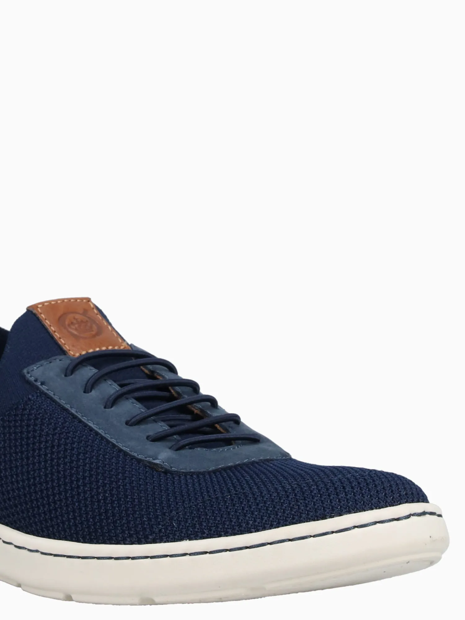 Marius Navy Brown knit combo