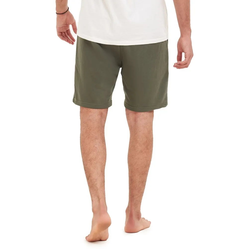 Men summer casual short Dark Green paws