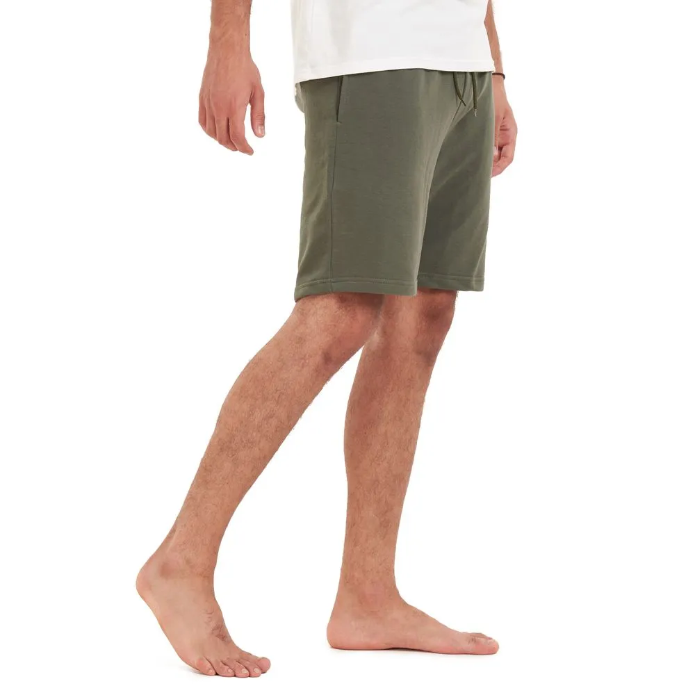 Men summer casual short Dark Green paws