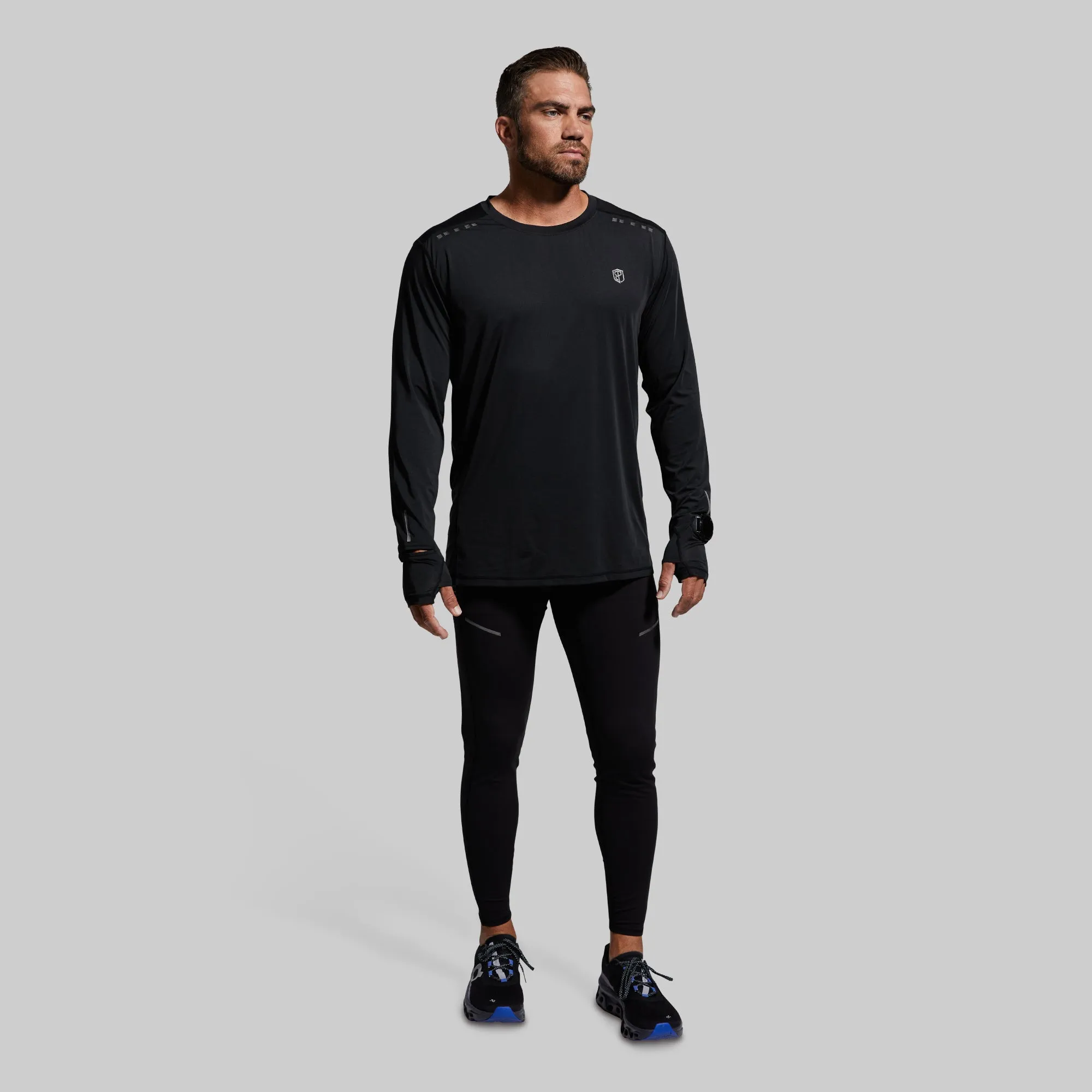 Men's Endurance Long Sleeve Shirt (Black)