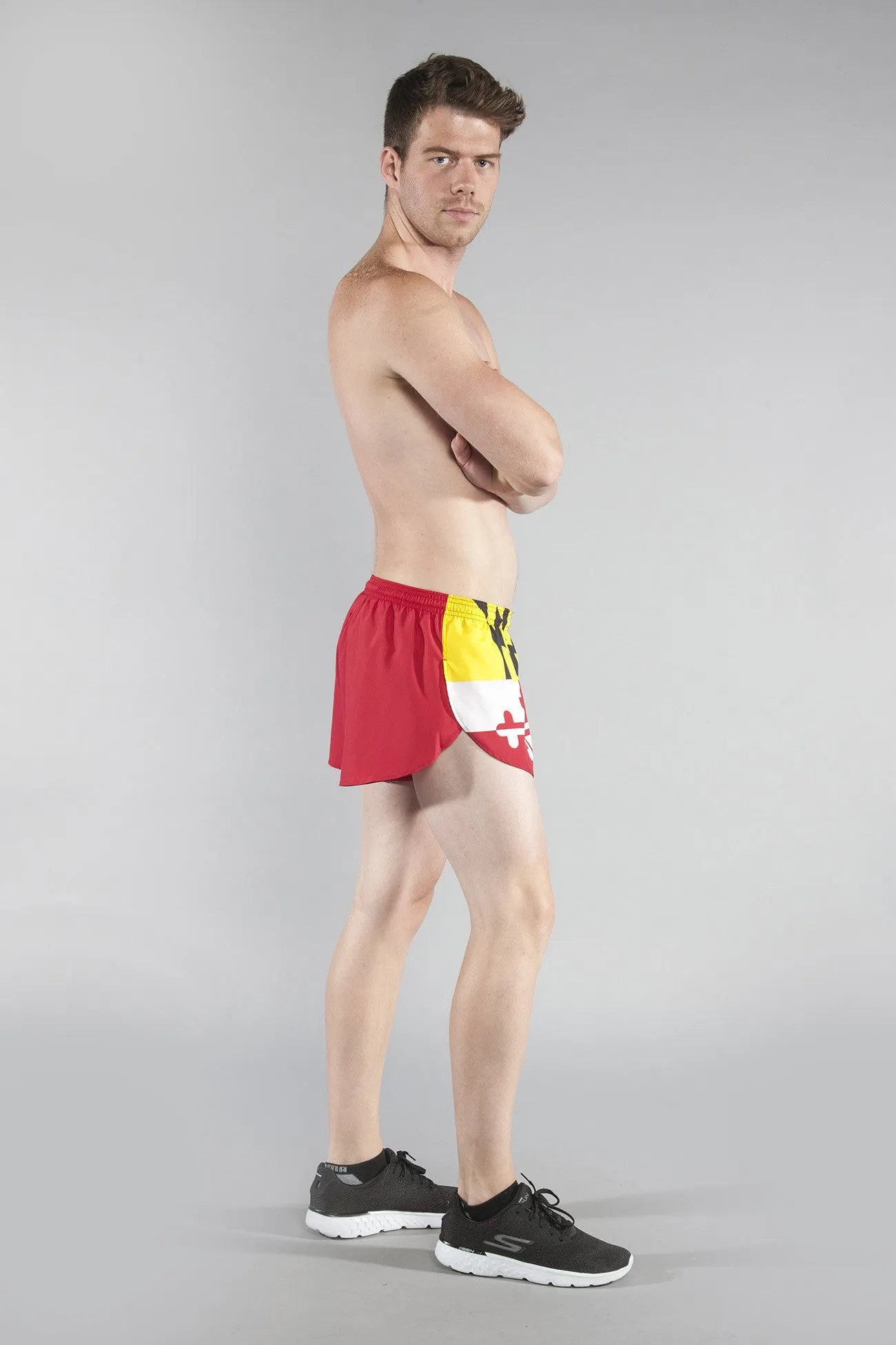 Men's Flag 1" Elite Split Shorts [M] - Maryland