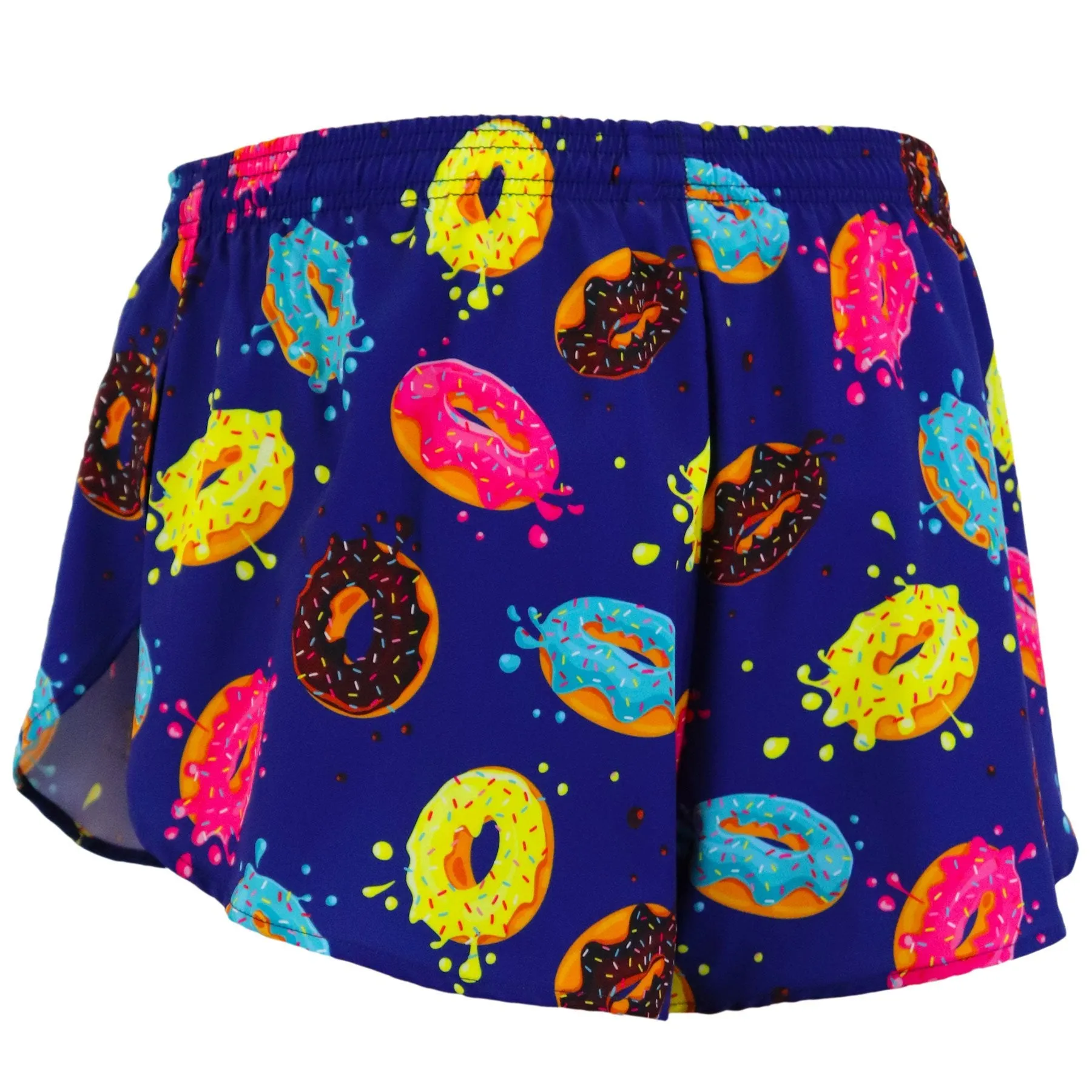 Men's Printed 1" Elite Split Shorts - Donut