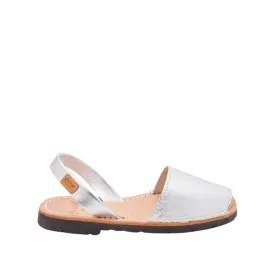 Metallic Leather Menorcan Sandal For Kids - Iker 1097 Metallic