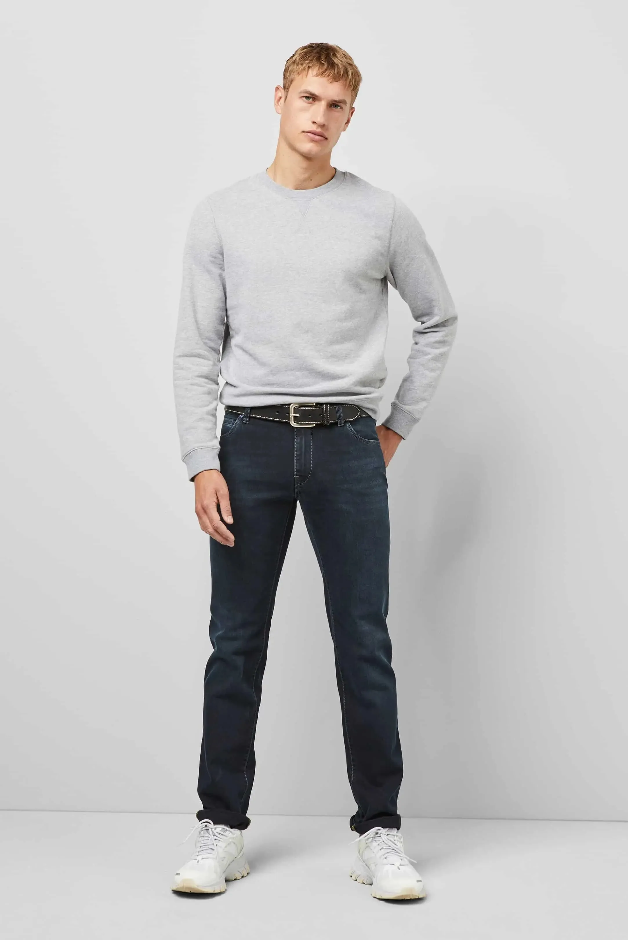 MEYER M5 Jeans - 6209 Regular Fit - Fairtrade Stretch Denim - Navy