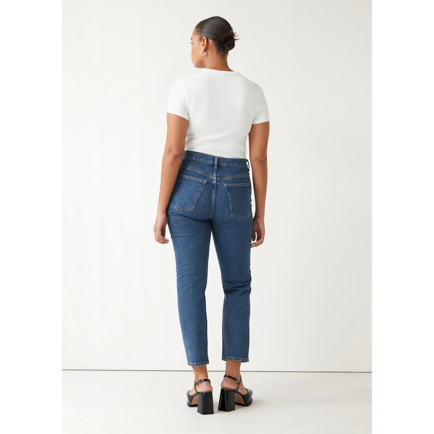 Mom Fit Blue High Jeans