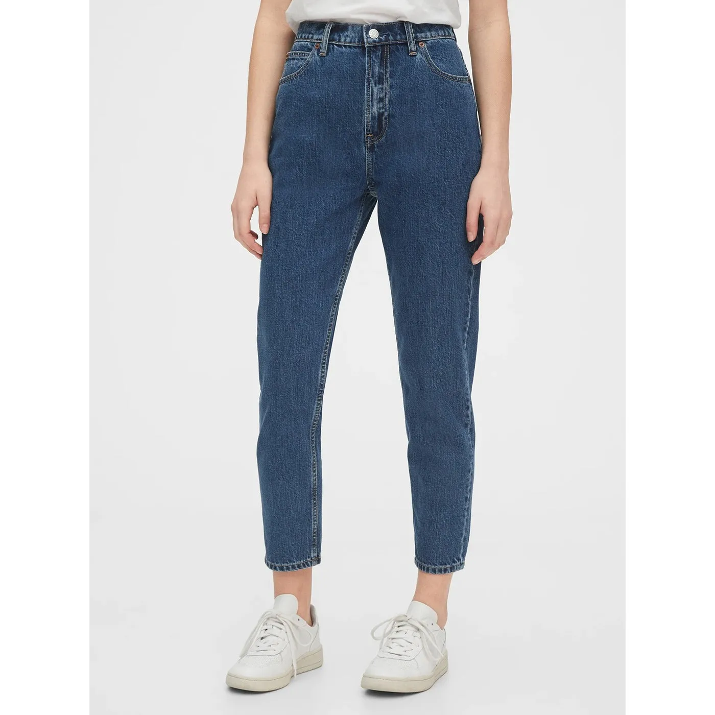 Mom Fit Blue High Jeans