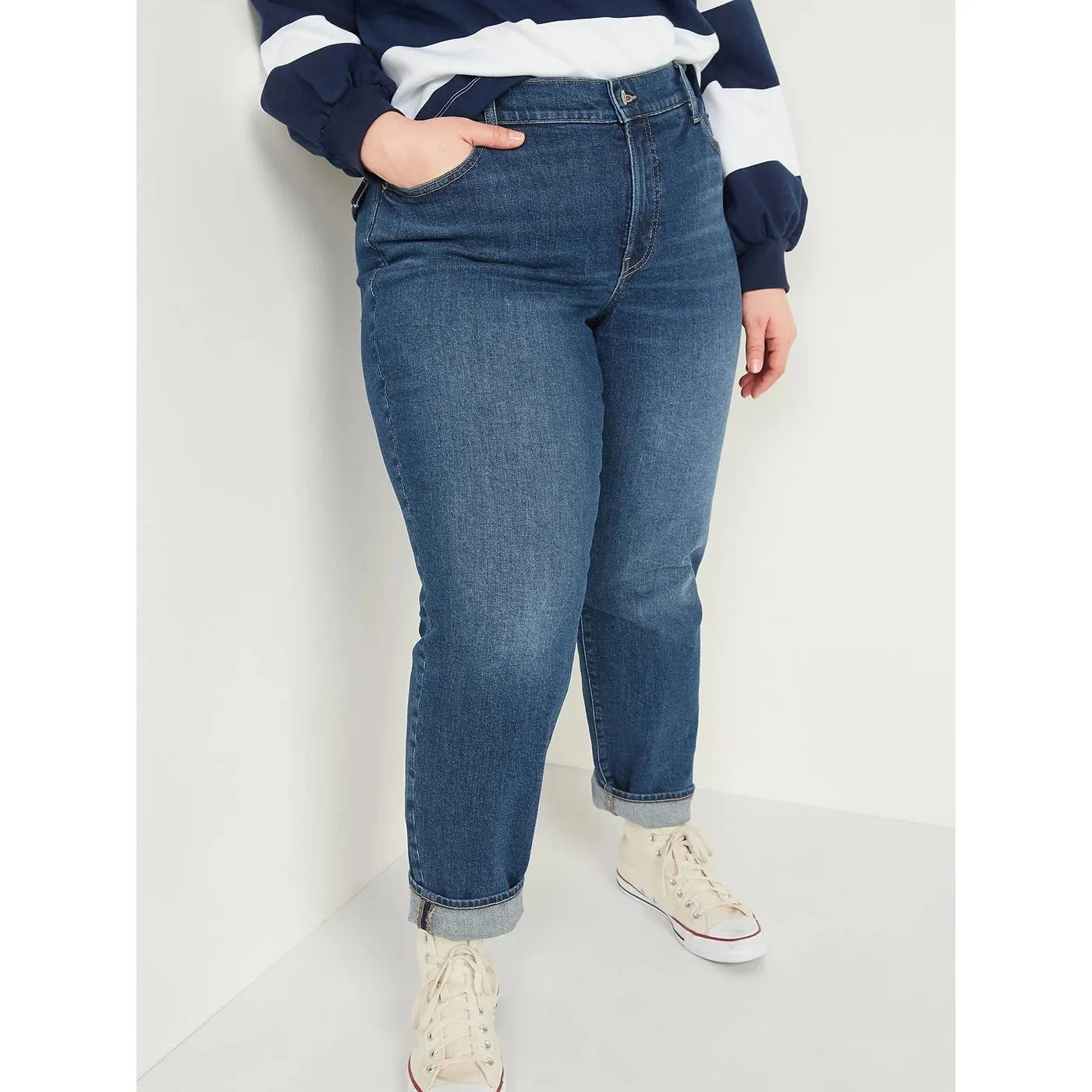 ON Plus Size Mom Jeans