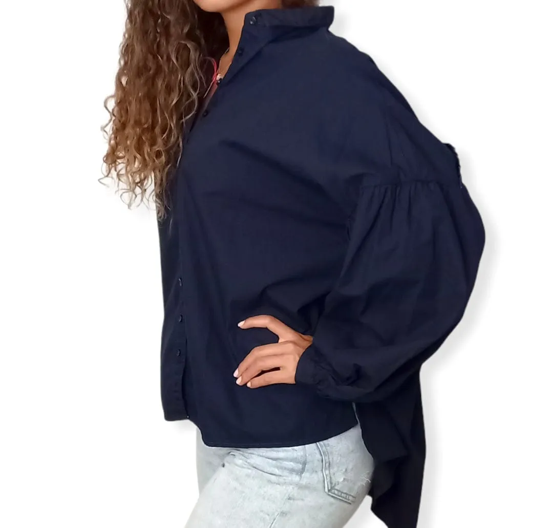 (Oversized Shirts) Dark Blue