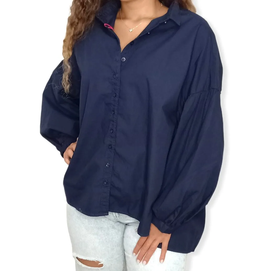 (Oversized Shirts) Dark Blue